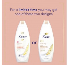 칼렌둘라 주입 오일이 함유된 민감한 피부를 위한 Dove 수딩 케어 바디 워시 피부에 수분을 공급하고 보충합니다 황산염 없음 22온스 4개