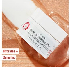 First Aid Beauty Eye Duty 나이아신아마이드 브라이트닝 크림, 다크서클과 붓기를 위한 일루미네이팅 아이 크림, 0.5oz.