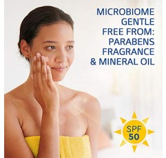 세타필 쉬어 100% 미네랄 액상 자외선 차단제(산화 아연 함유) 넓은 스펙트럼 SPF 50 민감성 피부용으로 제조됨, 무향, 1.7 Fl Oz