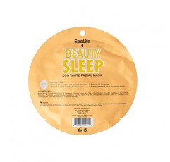 SpaLife Beauty Sleep Overnight 계란 흰자 페이셜 마스크 10개입
