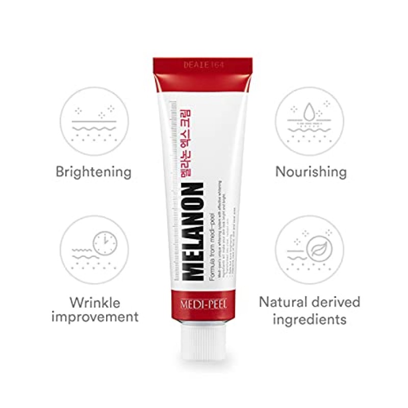 Medi-Peel, 멜라논 X 크림 1.01 fl oz | 다크 스팟 감소에 도움 | 안티에이징 | 한국 뷰티 스킨케어 | 스팟 크림 | 스팟 트리트먼트 | 브라이트닝
