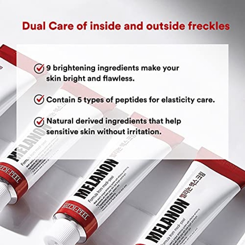 Medi-Peel, 멜라논 X 크림 1.01 fl oz | 다크 스팟 감소에 도움 | 안티에이징 | 한국 뷰티 스킨케어 | 스팟 크림 | 스팟 트리트먼트 | 브라이트닝