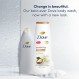 Dove 바디 워시 팸퍼링 시어 버터 & 바닐라 4개, 재생되고 건강해 보이는 피부를 위한 부드러운 피부 클렌저, 24시간 재생 마이크로 모이스처 20온스