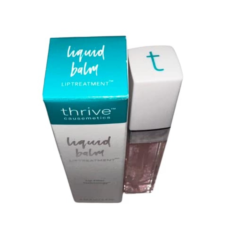 Thrive Causemetics 리퀴드 립밤 립 트리트먼트 펌킨 스파이스 라떼 한정판 6.4mL, 핑크
