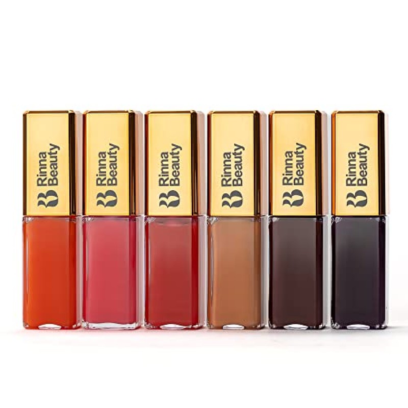 Rinna Beauty Larger Than Life 립 플럼핑 오일 - 불결한 풍부함 - 입술에 수분을 공급하고 수분을 공급합니다 - 시간이 지남에 따라 자연적인 플럼핑 - 비건, 동물 실험을 하지 않음, 파라벤 무첨가 0.3 Fl Oz