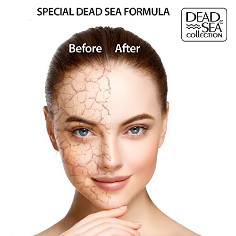 Dead Sea Collection 뉴 24캐럿 안티 링클 데이 크림 포 페이스 콜라겐 및 바다 미네랄 함유 - 노화 방지, 영양 및 보습 페이스 크림 (1.69 fl.oz)
