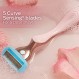 Schick 하이드로 실크 로즈 골드 메탈 면도기 | 여성용 면도기, 여행용 면도기, 여성용 면도날 5개 | 핸들 1개 및 면도기 리필 2개