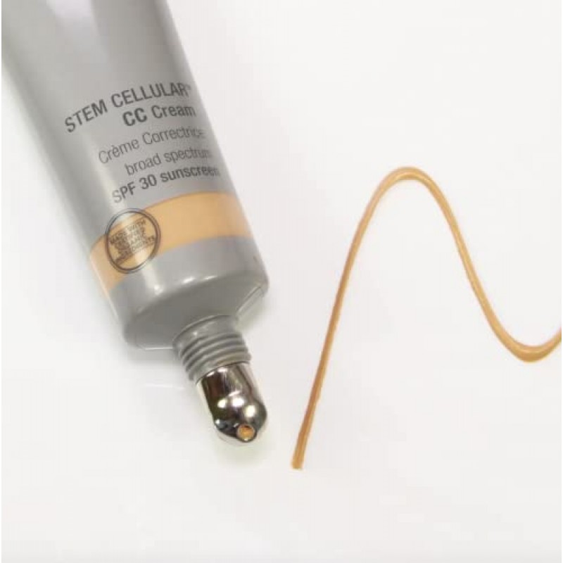 Juice Beauty SPF 30 함유 STEM CELLULAR CC 크림 - 해변 빛, 자연스러운 커버력, 자외선 차단, 노화 방지, 피부 완벽 포뮬러 함유 아연 SPF 30 자외선 차단제 - 1.7 fl oz