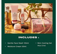The Body Shop 해피 & 하이드레이티드 비타민 E 스킨케어 선물 세트 - 진지하게 수분을 공급하는 비건 제품 - 3개 품목