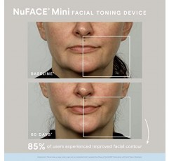 NuFACE 미니 스타터 키트 – 하이드레이팅 리브온 젤 프라이머가 포함된 미니 페이셜 토닝 장치, 2 Fl Oz