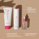 Jess 뷰티 페이스 리추얼 번들, 페이스 리셋 클렌저 5 fl. oz, 샤인 브라이트 세럼 1 fl. oz, 운동 후 젤 마스크 1.7 fl. 온스