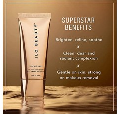 JLO 뷰티 그 JLo 필수 키트 | 세럼, 클렌저, 크림 및 광범위한 스펙트럼 SPF가 포함되어 피부를 부드럽게 조이고, 밝게 하고, 보호하고 수분을 공급합니다.