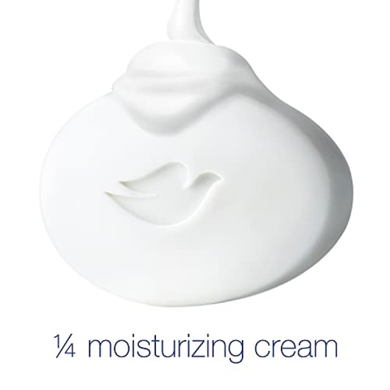 Dove Beauty Bar 젠틀 스킨 클렌저 젠틀 소프트 스킨 케어를 위한 모이스춰라이징 오리지널 1/4 모이스춰라이징 크림으로 제작 2.6 온스, 36 바