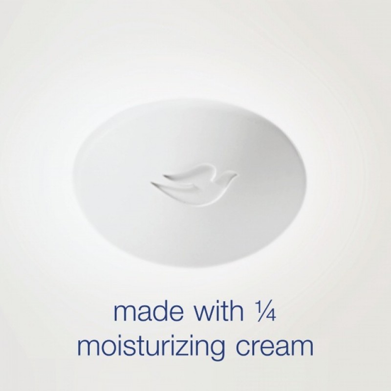 Dove Beauty Bar 젠틀 스킨 클렌저 젠틀 소프트 스킨 케어를 위한 모이스춰라이징 오리지널 1/4 모이스춰라이징 크림으로 제작 2.6 온스, 36 바
