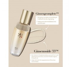 수려한 진생 에센스 어드밴스드 세트 (85 ml/2.87 fl oz) by LG BEAUTY - 주름/잔주름을 완화하고 균일한 피부 톤을 선사합니다. 인삼복합체, 진세노사이드