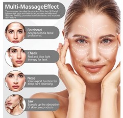 마이크로 스컬프팅 페이스 장치, 미세전류 페이셜 마사지 롤러, 뷰티 스컬프트 스킨케어용 4D 페이스 도구, 페이스 아이 목 팔다리용 페이스 롤러, 여성용 안티 에이징 강화 퍼밍 선물