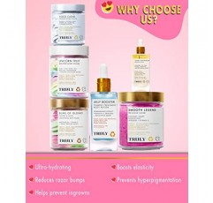 Truly Beauty 베스트셀러 - 전신 스킨 케어 키트 여성용 바디 각질 제거제 및 선물 세트. 각질 제거 스크럽 쉐이브 버터가 포함된 비건 스킨케어 세트. 스파 키트 셀프 케어 키트.