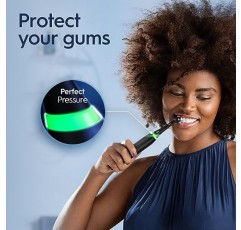 Oral-B iO 시리즈 3 한정판 충전식 전동 칫솔, 흰색, 칫솔모 2개 및 여행용 케이스 - 잇몸을 보호하는 가시적 압력 센서 - 3가지 모드 - 2분 타이머