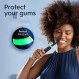 Oral-B iO 시리즈 3 한정판 충전식 전동 칫솔, 흰색, 칫솔모 2개 및 여행용 케이스 - 잇몸을 보호하는 가시적 압력 센서 - 3가지 모드 - 2분 타이머
