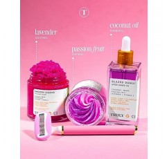 Truly Beauty Smooth Legend 쉐이브 키트 - 쿠치 민감성 피부 쉐이브 오일, 비건 및 크루얼티 프리 쉐이빙 크림, 여성용 애프터 쉐이브