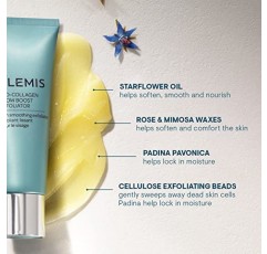 ELEMIS 프로 콜라겐 글로우 부스트 엑스폴리에이터, 부드러운 피지컬 페이셜 엑스폴리언트가 부드러워지고 윤기나며 부드럽고 윤기 나는 수분 피부를 선사합니다, 100mL