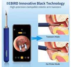귀지 제거 도구 카메라, Bebird Note3, 귀지 제거 핀셋, 3-in-1 모드 귀 청소 키트(카메라 포함)
