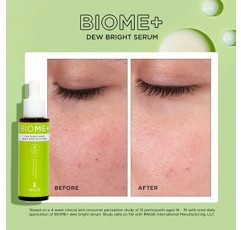 IMAGE Skincare BIOME+ 듀 브라이트 세럼, 미생물 친화적인 페이셜 세럼, 광채를 높이고 탄력을 강화합니다, 1 Fl Oz