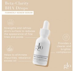 Glo Skin Beauty Beta-Clarity BHA 드롭스 - 살리실산 + 레티놀 클래리파잉 세럼, 더 깨끗하고 밝은 안색을 위한 개선 및 균형 재조정에 도움(1 Fl Oz)