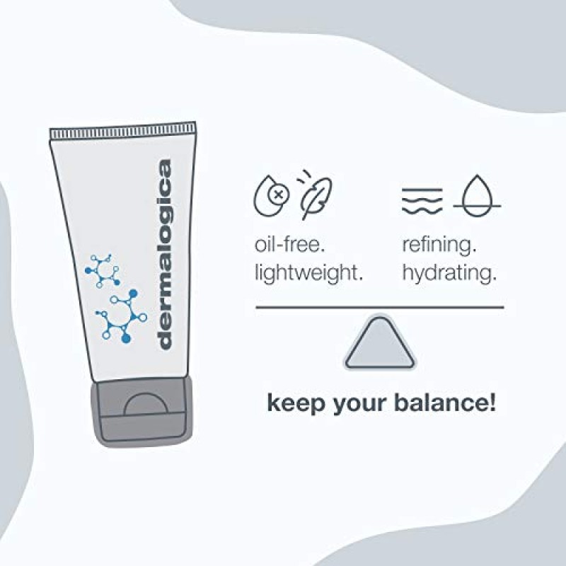 Dermalogica 액티브 모이스트 페이스 모이스처라이저, 오일 프리 경량 데일리 하이드레이팅 로션, 피부 질감을 개선하고 여성과 남성의 표면 탈수 방지에 도움