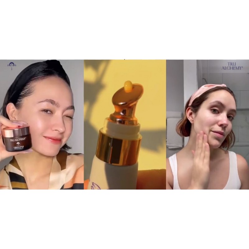 Tru Alchemy 레티놀 리셋 얼굴용 리바이탈라이징 레티놀 세럼 - 주름 개선 세럼 및 얼굴용 레티놀 크림 바쿠치올 함유, 밤새 재생을 위한 나이아신아마이드 함유, 장기 래디언스 함유 - 1 액량 온스