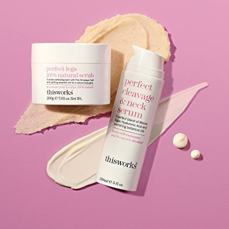 thisworks 퍼펙트 레그스 스킨 미라클: 피부 결점을 완벽하게 커버해주는 틴티드 멀티 비타민 세럼, 5 fl oz, (150ml)