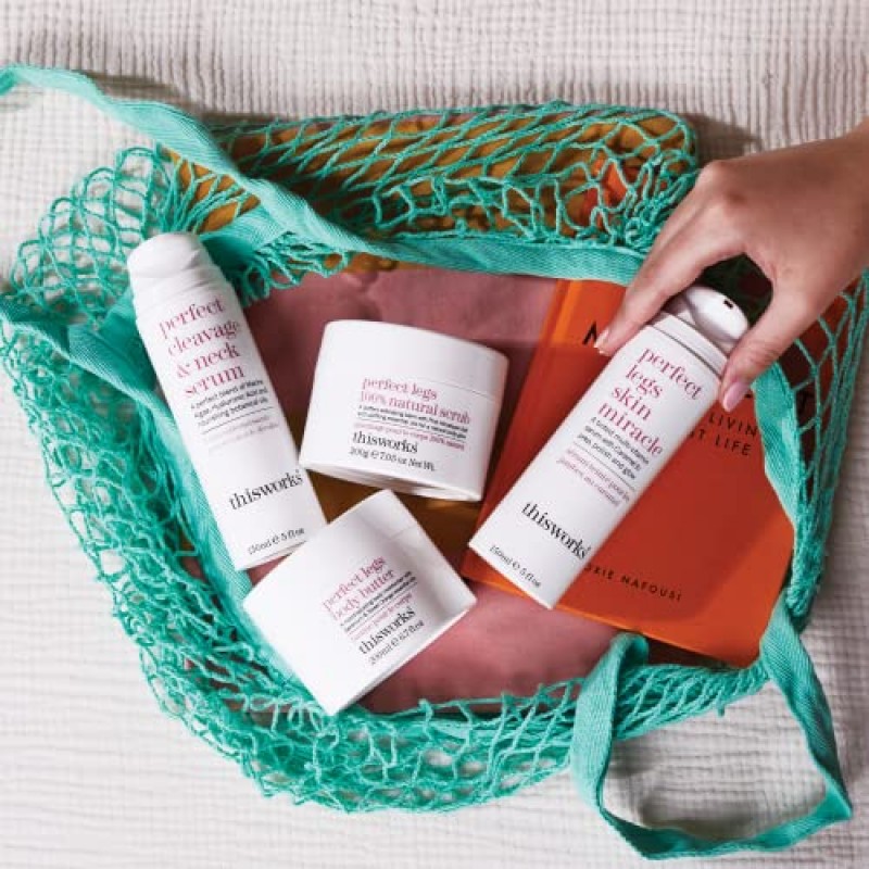 thisworks 퍼펙트 레그스 스킨 미라클: 피부 결점을 완벽하게 커버해주는 틴티드 멀티 비타민 세럼, 5 fl oz, (150ml)
