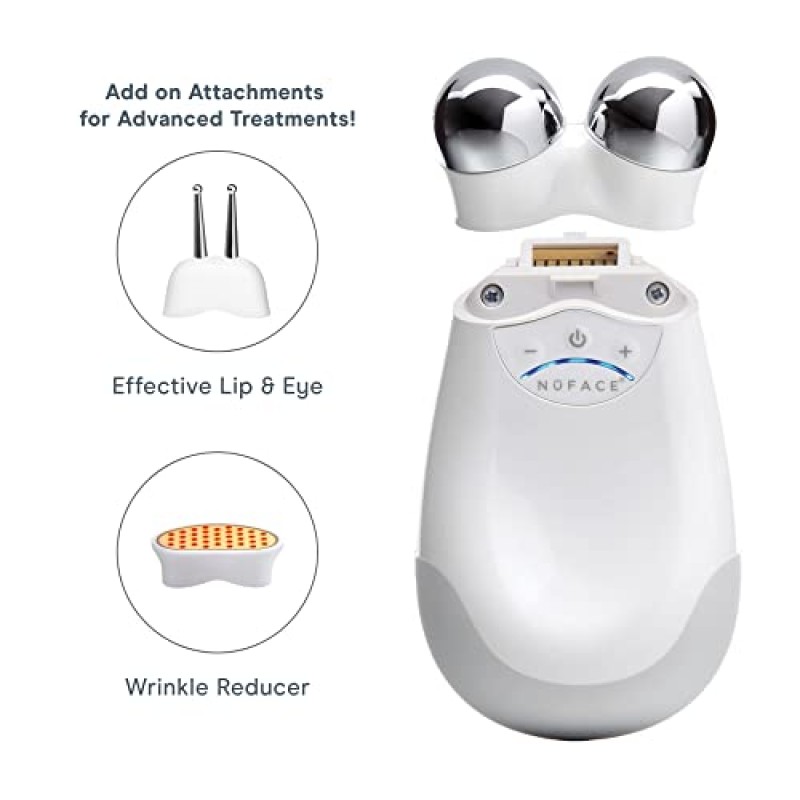 NuFACE 트리니티 스타터 키트. 하이드레이팅 리브 온 젤 프라이머가 포함된 페이셜 토닝 디바이스, 2 Fl Oz