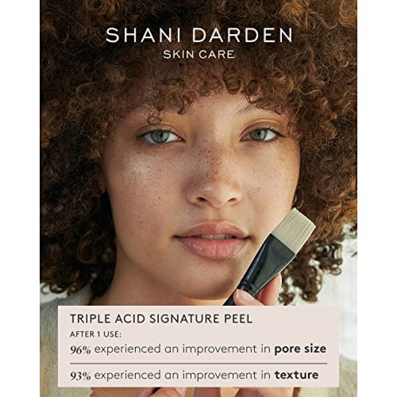 SHANI DARDEN SKINCARE 트리플 애시드 필, 피부 각질 제거 및 모공 개선을 위한 표면 재포장 필, 1.69 fl oz