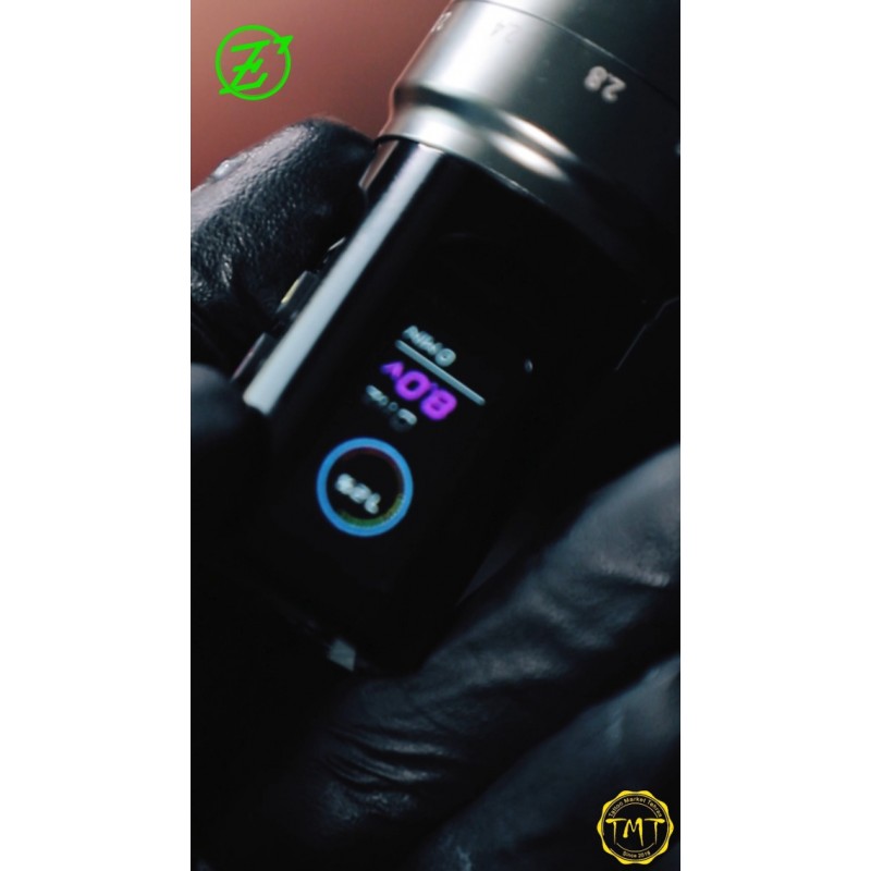 EZ 전문 문신 펜 키트, P3 Pro 문신 총 키트 1600mAh 전원 공급 장치 및 카트리지 바늘이 포함된 6 스트로크 무선 문신 기계 펜 초보자 예술가를 위한 문신 잉크 검정색(광택 빨간색)