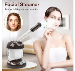 헤어 스티머 Kingsteam 2 in 1 오존 페이셜 스티머, 집이나 살롱 이발사에서 개인 관리용으로 사용하기 위한 디자인