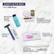 개인 관리 여행용 세면용품 | 1-Shoppe 올인키트 호텔 편의시설 대량 | 여행용 면도 세트, 칫솔 및 페이스트, 구강 세정제, 메이크업 물티슈, 면봉, 네일 파일 및 바느질 키트 | 300 PC