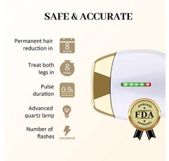 [FDA 승인] 여성을 위한 영구 IPL 레이저 제모, 5가지 에너지 레벨을 갖춘 무통 무제한 플래시 제모 장치, 남성의 모발 재성장 감소 By PINKZIO