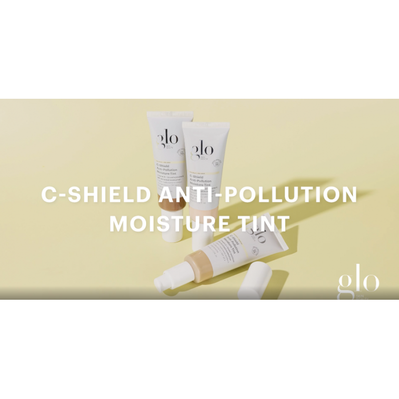 Glo Skin Beauty C-쉴드 안티 폴루션 모이스처 틴트 SPF 30 - 얼굴용 틴티드 모이스처라이저 - 비타민 C + 광범위한 스펙트럼 보호, 1.7온스(1N-Fair)