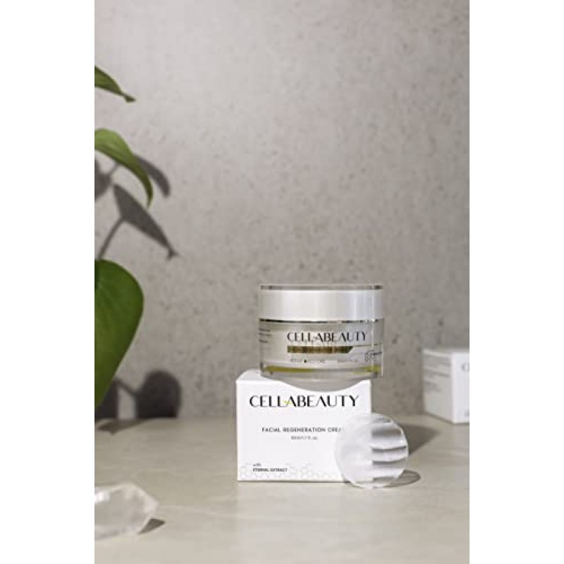 Cella Beauty 페이셜 리제너레이션 크림 - 모든 피부 타입을 위한 안티 에이징 및 스킨 퍼밍 크림 - 동물 실험을 하지 않은 식물 기반 스킨 케어 - 30 ml (1.7oz)