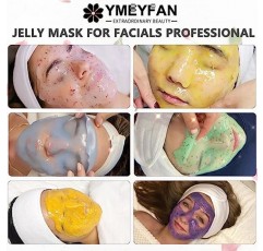 페이셜 전문가용 YMEYFAN 젤리 마스크, 미용사 용품용 하이드로 젤리 마스크 파우더 대량 도매 미용실 스파 페이셜 마스크 Vajacial, 페이스 마스크 스킨케어 빅 세트(15병/세트)