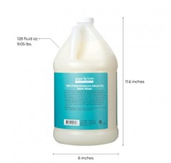 Ginger Lily Farms Salon Formula 모든 피부 타입을 위한 100% 순수 모로코 아르간 오일 바디 워시, 100% 비건 및 동물 실험을 하지 않음, 1갤런 리필(4개 팩)