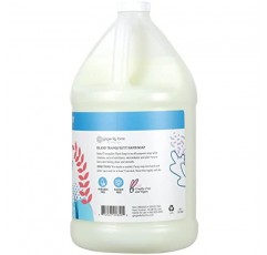 Ginger Lily Farms Botanicals 다용도 액체 손 비누 리필, Island Tranquility, 100% 비건 및 동물 실험을 하지 않음, 녹차 레몬그라스 향, 1갤런(4개 팩)