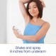 Dove Advanced Care 인비저블 드라이 스프레이 발한 억제제 데오도란트 100가지 색상에 흰색 자국 없음 시어 프레시 48시간 땀과 냄새를 보호하는 여성용 데오도란트 3.8온스, 12개 팩