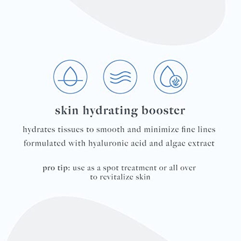 Dermalogica 스킨 하이드레이팅 부스터 페이스 오일(히알루론산 함유) - 건성 피부를 완화하고 수분을 공급하여 잔주름을 부드럽게 합니다 - 모든 피부 타입용, 1 Fl Oz