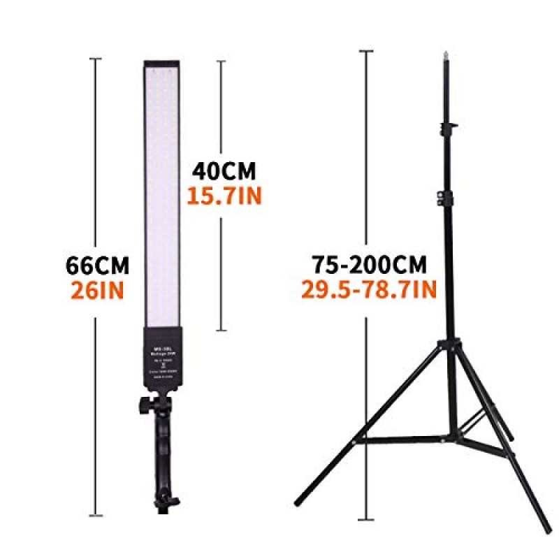 GIJUANRING 2팩 삼각대 스탠드 백이 포함된 디밍이 가능한 바이 컬러 LED 비디오 라이트 카메라 비디오 스튜디오용 사진 조명 키트 YouTube 제품 사진 촬영, 376 LED 비즈, 3200-5500K, CRI 96+
