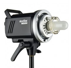 Godox 600W 사진 스튜디오 스트로브 플래시 조명 키트, Godox MS300 300W 2.4G 모노라이트 2개(보웬스 마운트 포함), 소프트박스 2개, AT-16 트리거 1개, 우산 2개, 스튜디오, 제품, 인물 사진용 반사경 1개