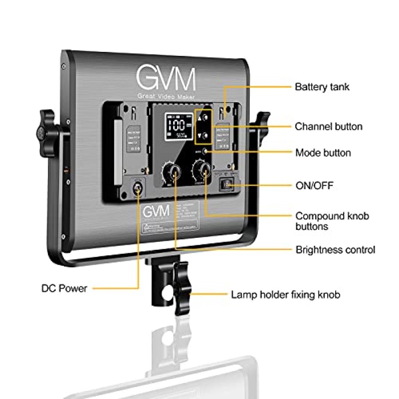 조명 키트가 포함된 GVM RGB LED 비디오 조명, Bluetooth 제어 기능이 포함된 680RS 50W LED 패널 조명, YouTube 스튜디오용 사진 조명 2팩, 비디오 촬영, 게임, 스트리밍, 회의