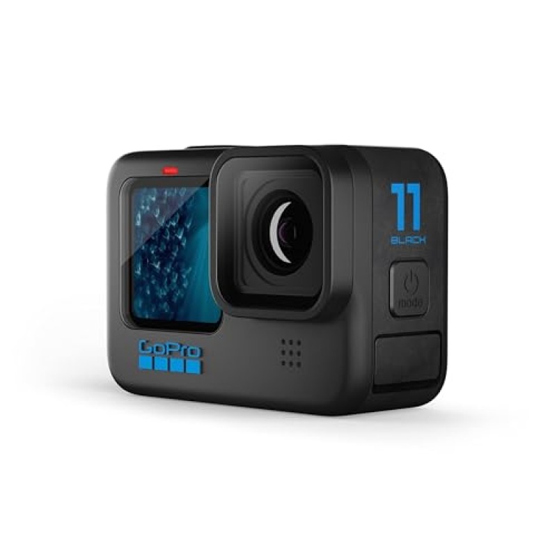 GoPro HERO11 Black - 5.3K60 Ultra HD 비디오, 27MP 사진, 1/1.9인치 이미지 센서, 라이브 스트리밍, 웹캠, 안정화 기능을 갖춘 방수 액션 카메라