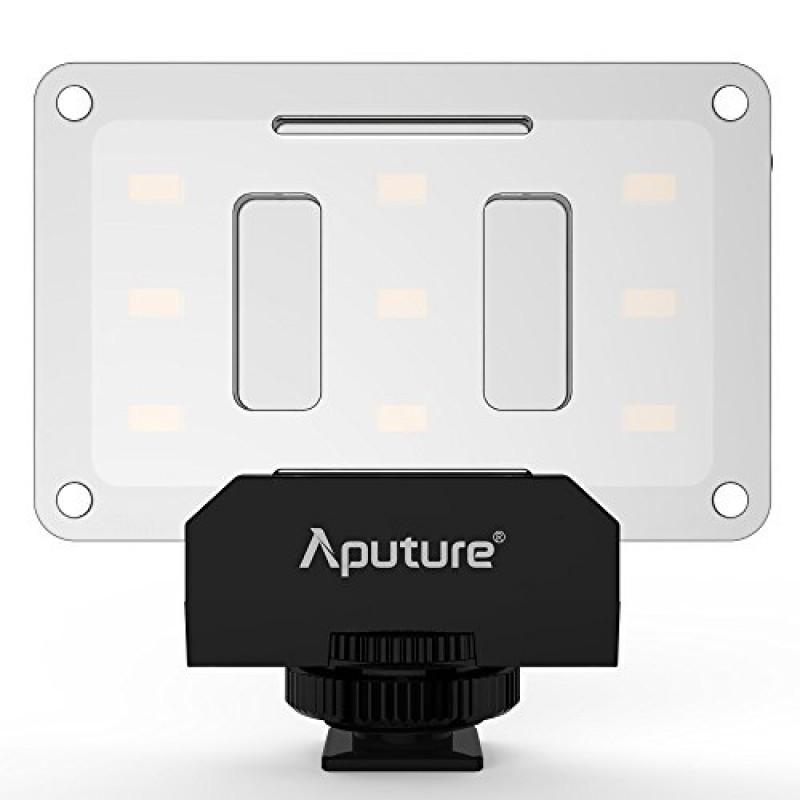 Aputure AL-M9 Amaran LED 미니 카메라용 조명 비디오 조명, 검정색